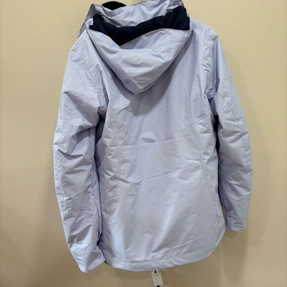 Columbia Bugaboo III Fleece Interchange 3-in-1 Jacket Women's large purple blue - Picture 5 of 13